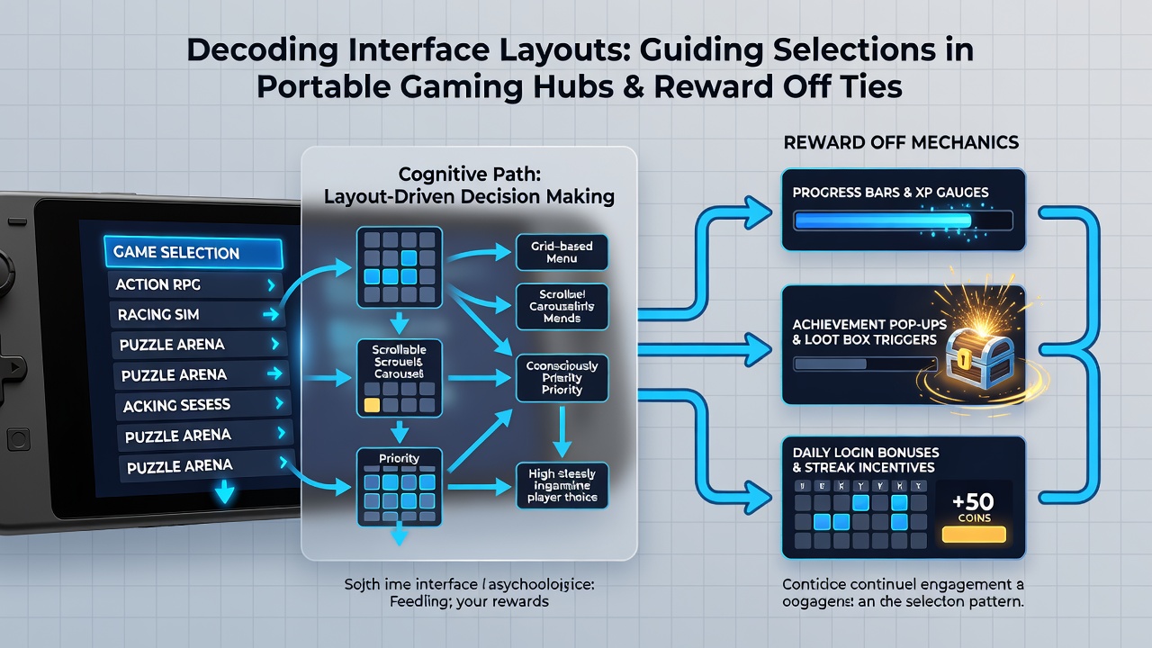 Comparison of reward interfaces on different portable gaming ecosystems
