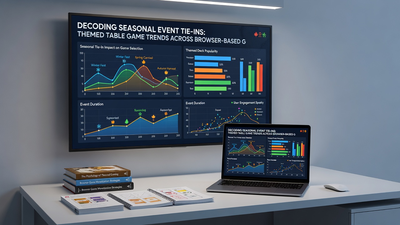 Detailed view of themed blackjack and roulette tables in a browser gambling platform during a seasonal event
