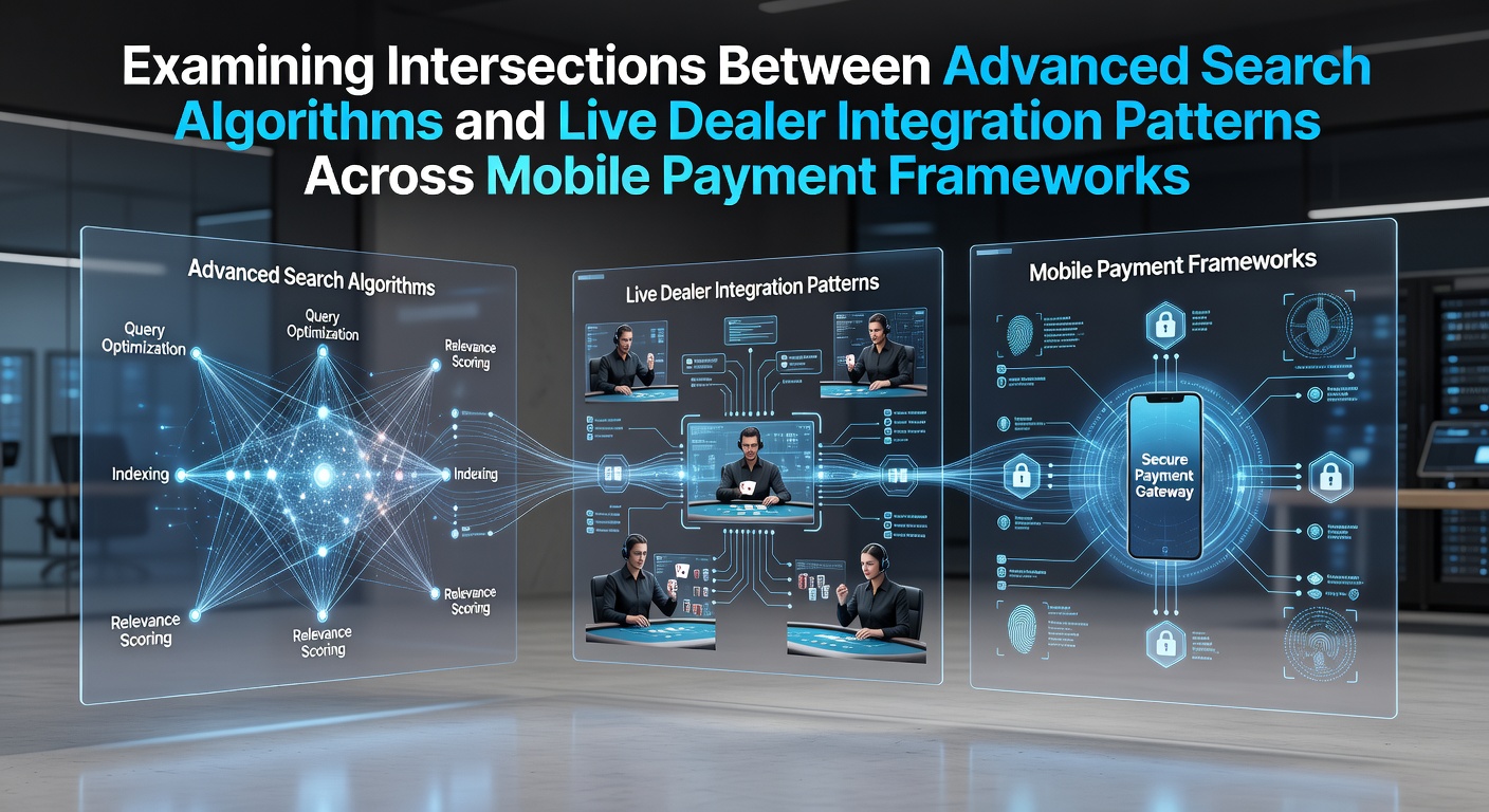 Advanced search algorithms interfacing with live dealer systems across mobile payment frameworks