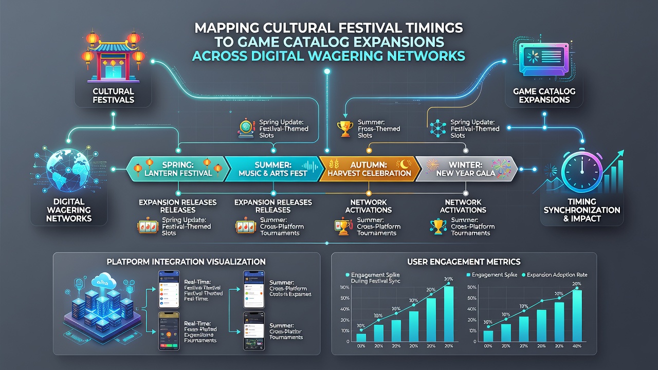 Data visualization showing festival timing overlaps with game release cycles on international wagering platforms